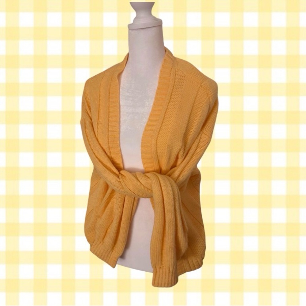 Wild Fable Mustard Yellow Sweater Shrug